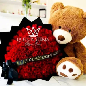 Ramon-rosas-rojas-oso-peluche-gigante-tepic-floreria-miriam